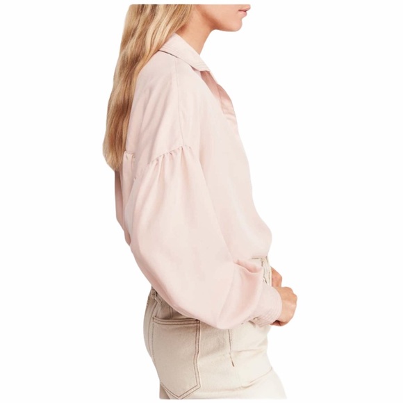 Free People Love Until Tomorrow Poet Blouse NWOT - Picture 3 of 6